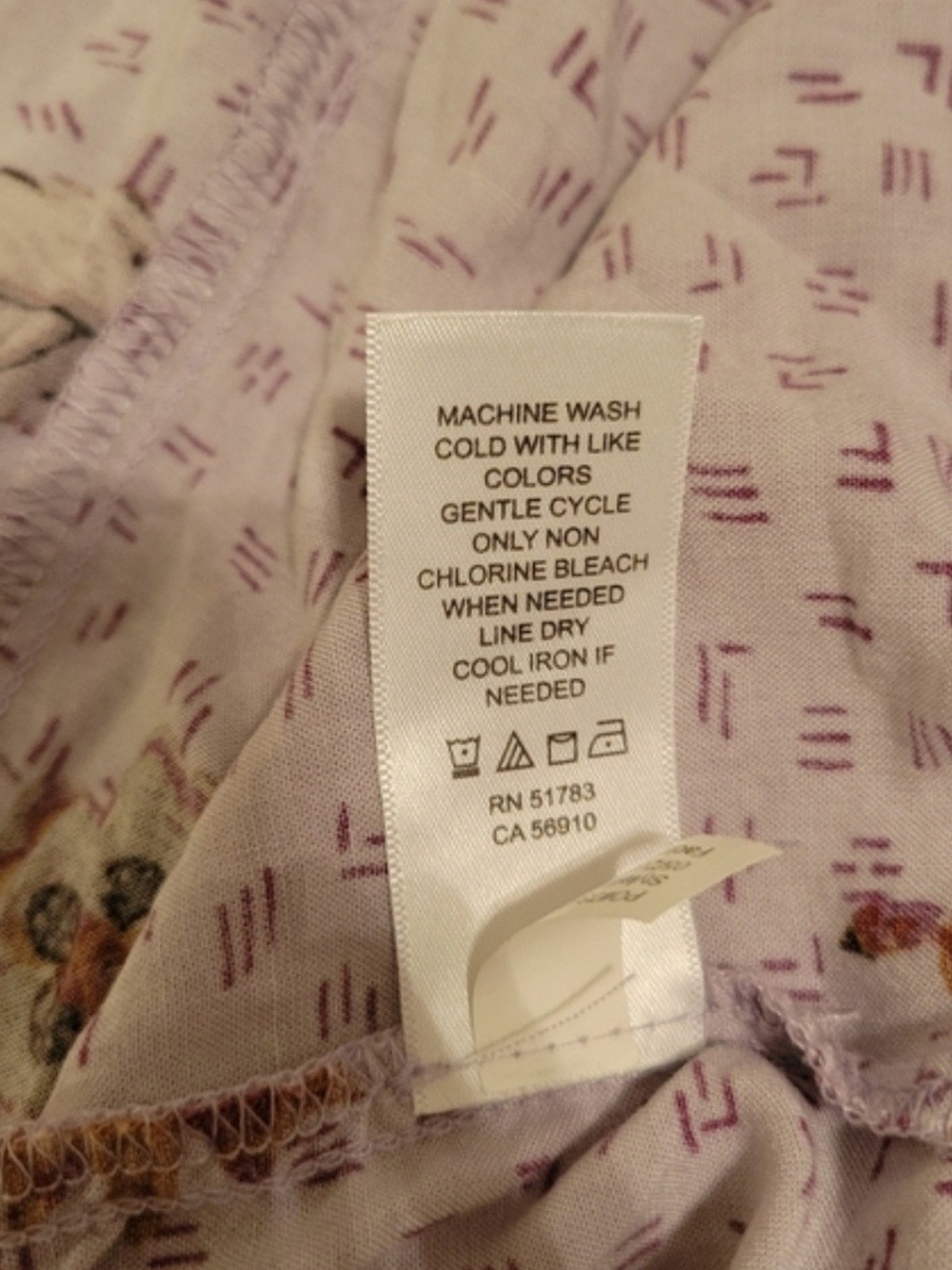 Maurices Pink Floral V-Neck Boho Tunic, Sz 0x - Picture 6 of 8